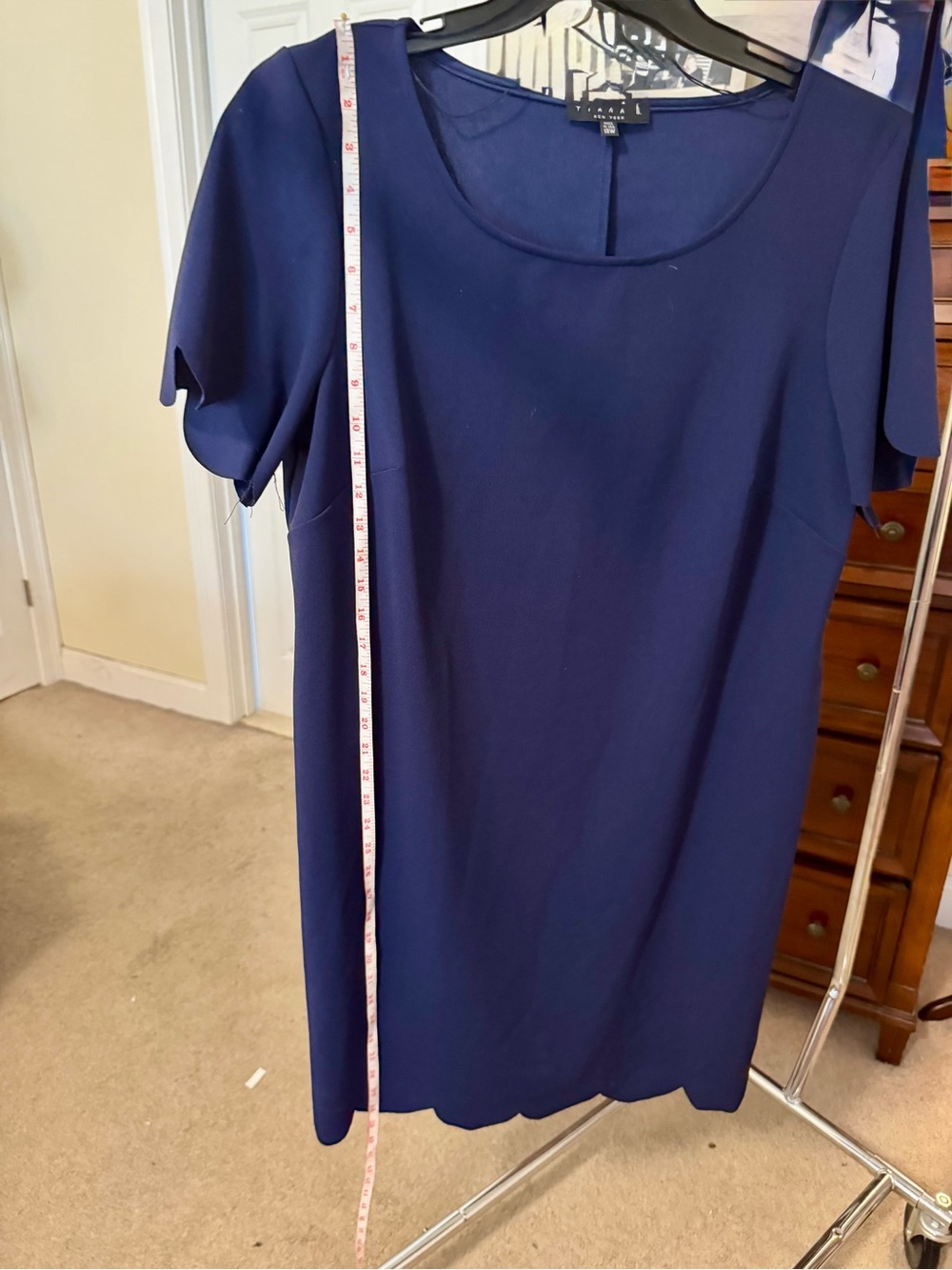 b New York Navy Short Sleeve Shift Tunic - Picture 4 of 7